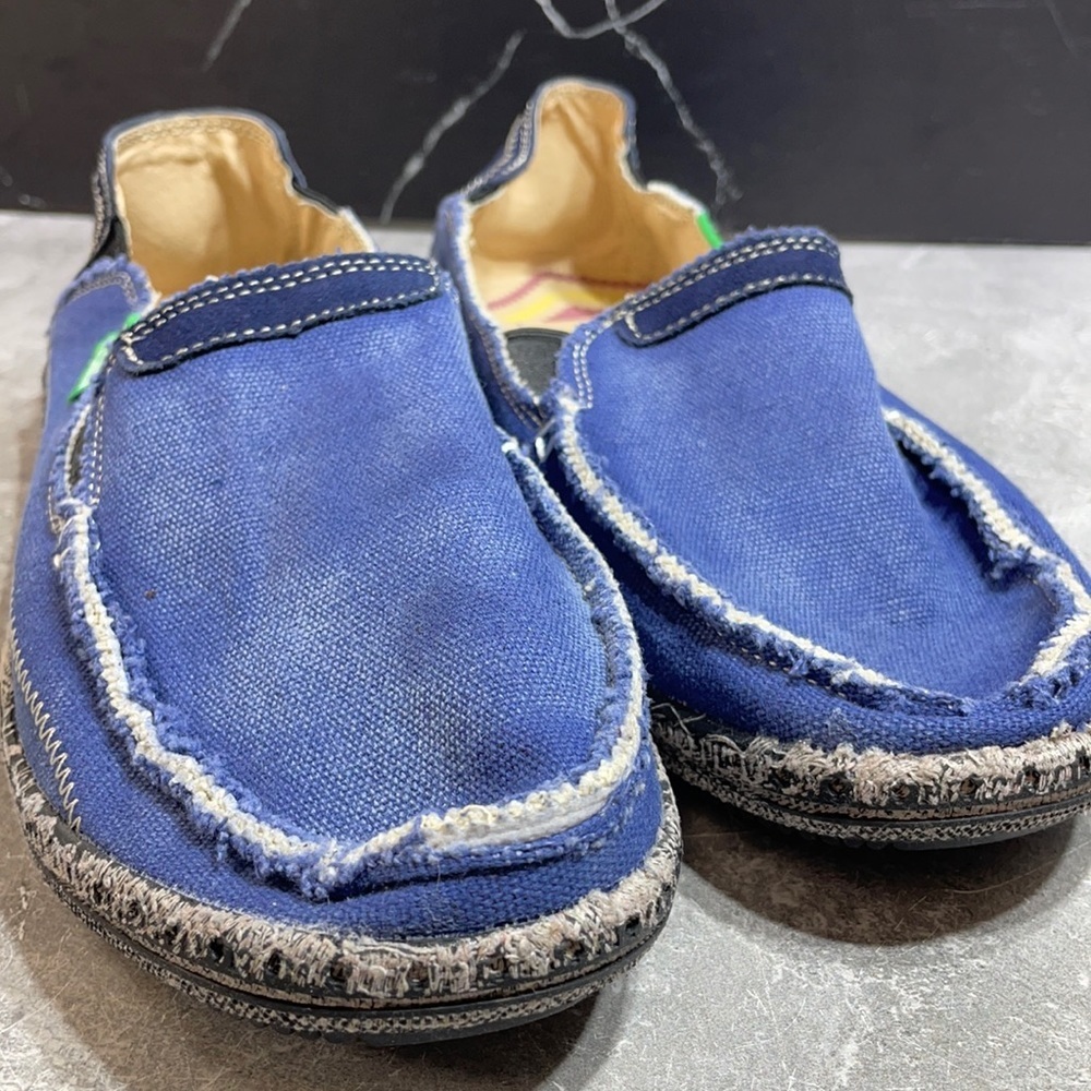 Fashion Women’s Canvas Moccasins Navy Size 9m